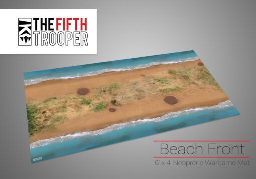 Beach Front - 6'x4' Gaming Mat with Carrying Bag 1