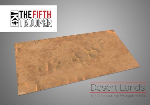 Desert Lands - 6'x4' Gaming Mat with Carrying Bag 1