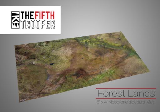 Forest Lands - 6'x4' Gaming Mat with Carrying Bag 3