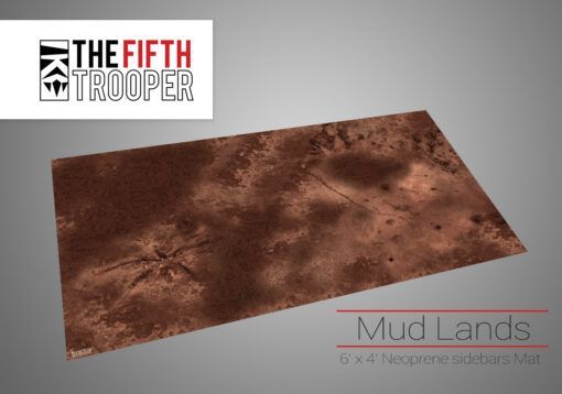 Mud Lands - 6'x4' Gaming Mat with Carrying Bag 1