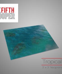 Tropical Water Gaming Mat