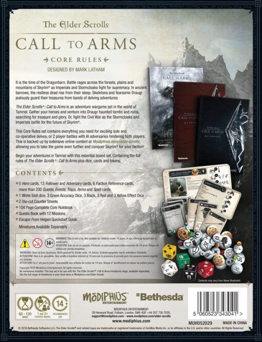 Elder Scrolls: Call To Arms Core Rules Box 3