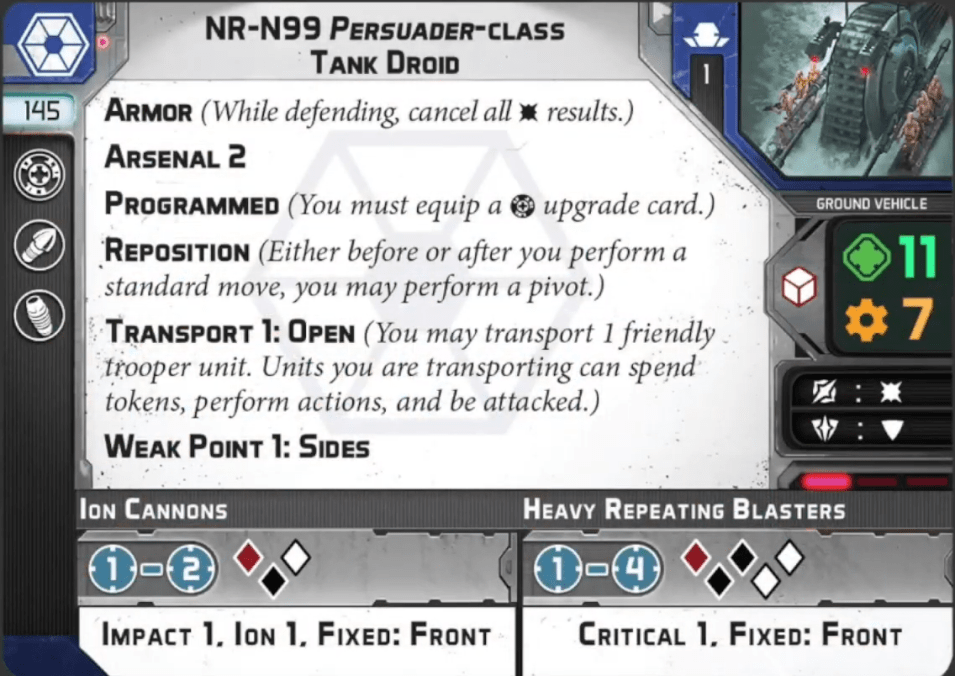 Unit Guide - NR-N99 Persuader-Class (Snail) Tank Droid 2