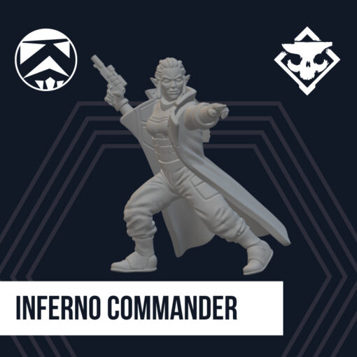 Inferno Commander - 32mm Miniature 1