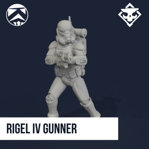 Rigel IV Rail Gunner - 32mm Miniature 3