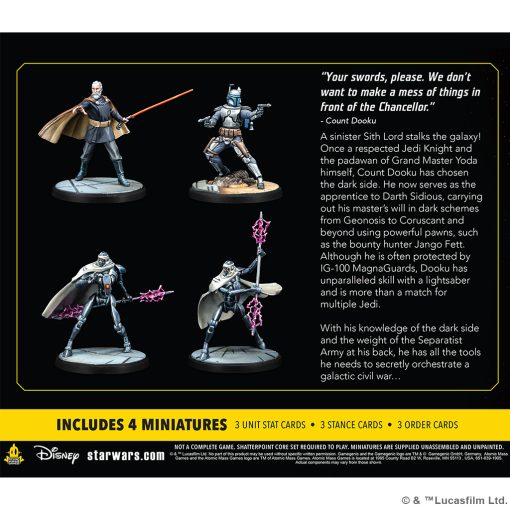 STAR WARS: SHATTERPOINT - TWICE THE PRIDE: COUNT DOOKU SQUAD PACK 2