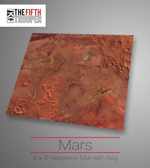 Mars - Neoprene Game Mat - 3x3 1