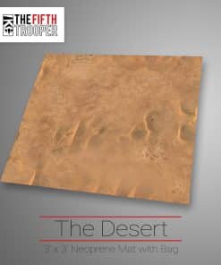 The Desert - Neoprene Game Mat - 3x3 4