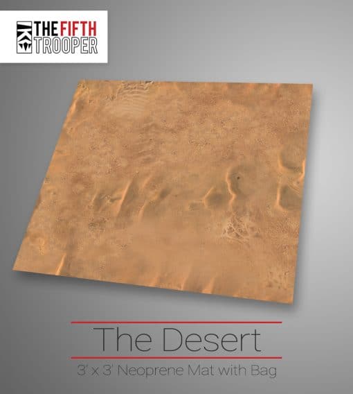 The Desert - Neoprene Game Mat - 3x3 1