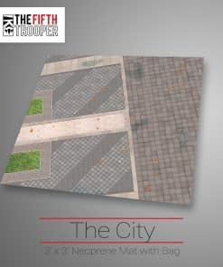The City - Neoprene Game Mat - 3x3 6