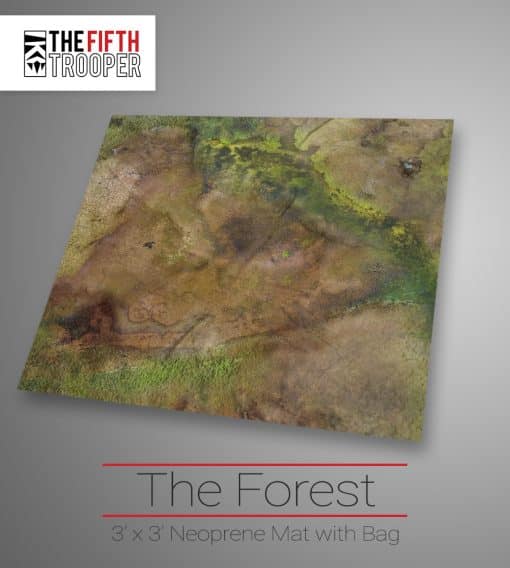 The Forest - Neoprene Game Mat - 3x3 1