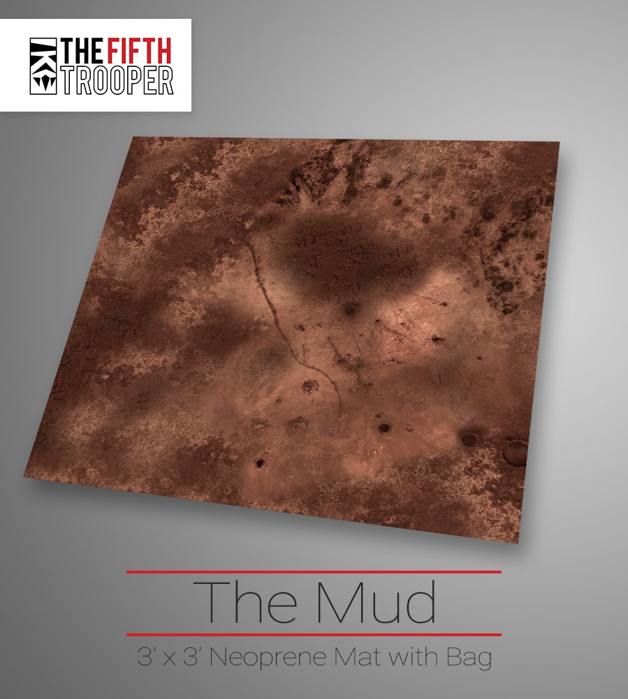 The Mud - Neoprene Game Mat - 3x3 - The Fifth Trooper