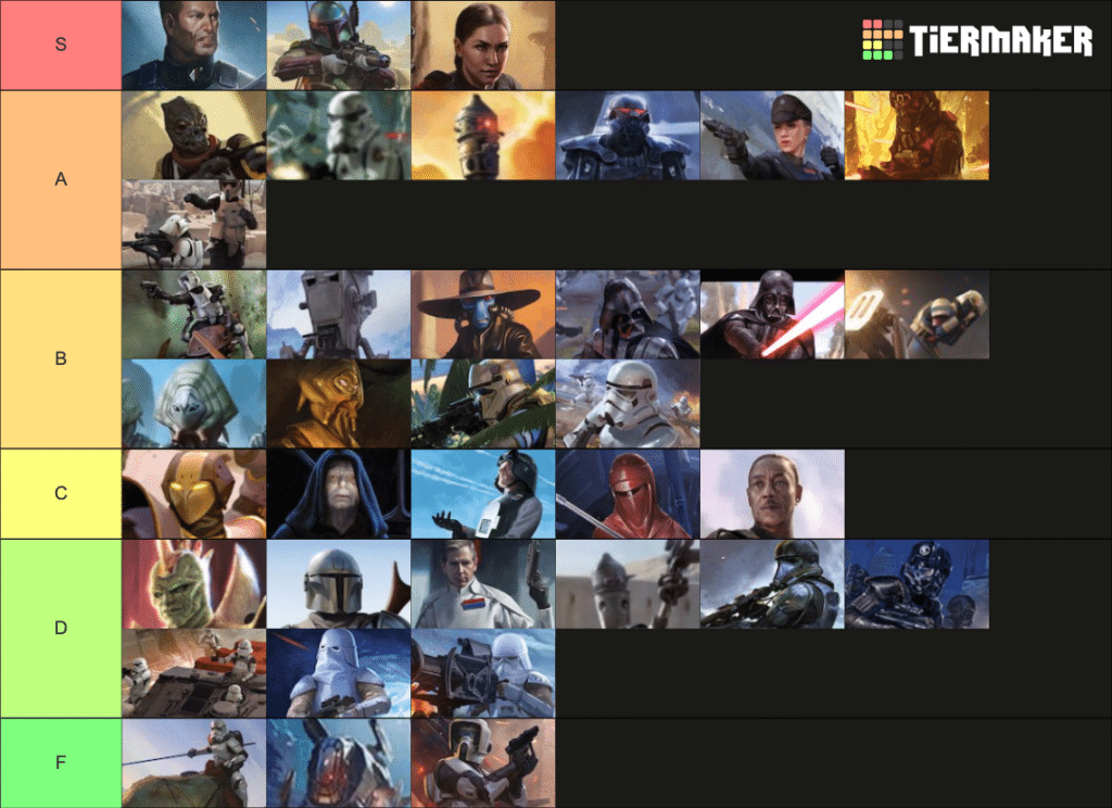 Empire 2023 Tier List