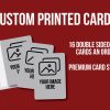 Custom Card Printing - Size 2.5x3.5 3