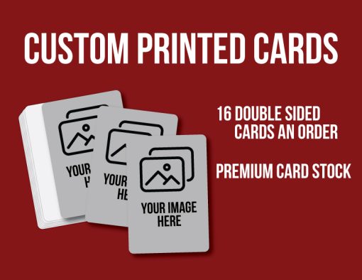 Custom Card Printing - Size 2.5x3.5 1