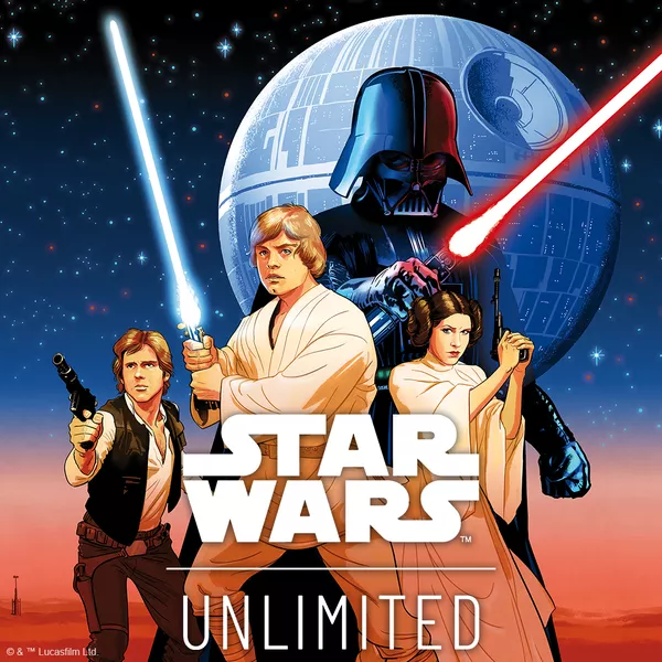 Star Wars Unlimited splash logo art