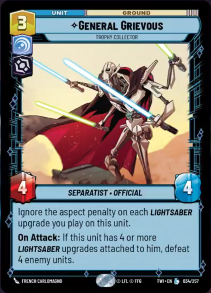 Evaluating Cards in Star Wars Unlimited TCG 2